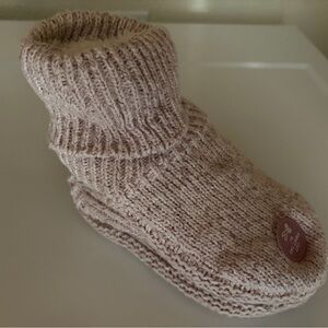 Cozy Knit Kids Shoes - Pink